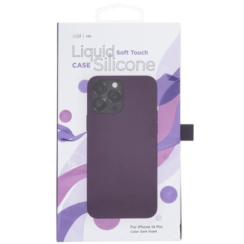 Купить Накладка  VLP Liquid Silicone Case для Apple iPhone 14 Pro фиолетовый  5069649. Характеристики, отзывы и цены в Донецке