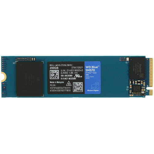 Купить 250 ГБ M.2 NVMe накопитель WD Blue SN570 [WDS250G3B0C]  5065221. Характеристики, отзывы и цены в Донецке
