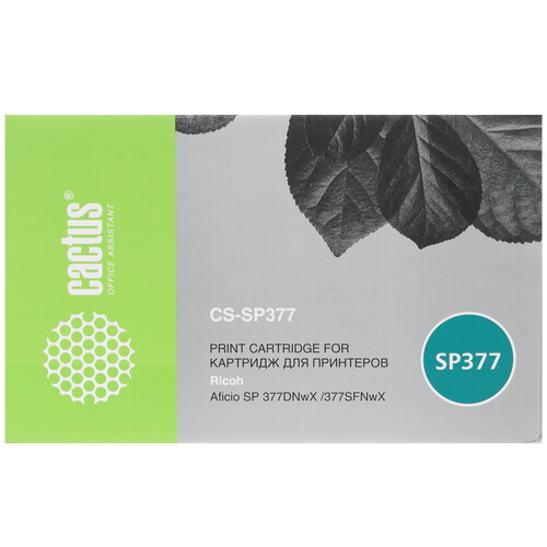 Купить Картридж лазерный Cactus CS-SP377 черный, с чипом  1276953. Характеристики, отзывы и цены в Донецке