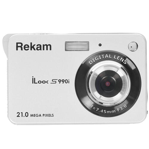 Купить Компактный фотоаппарат Rekam iLook S990i серебристый  1690131. Характеристики, отзывы и цены в Донецке