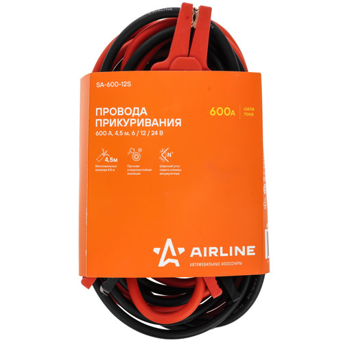 Купить Стартовые провода AIRLINE SA-600-12S  9105137. Характеристики, отзывы и цены в Донецке