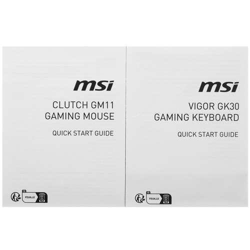 Купить Клавиатура+мышь  проводная  MSI VIGOR GK30 COMBO черный  9277672. Характеристики, отзывы и цены в Донецке