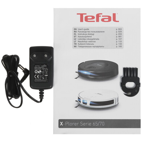 Купить Робот-пылесос Tefal RG8477WH белый  9250468. Характеристики, отзывы и цены в Донецке