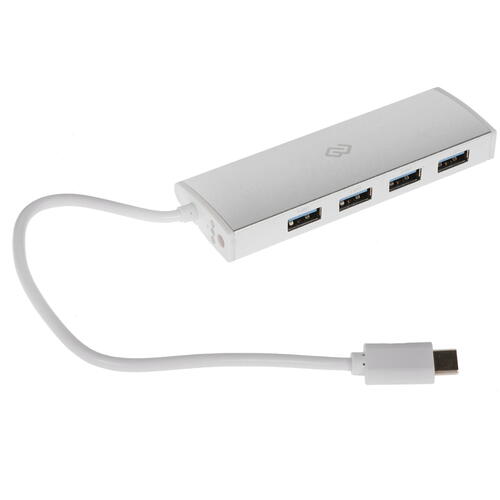 Купить USB-разветвитель Digma HUB-4U3.0-UC-S  8130648. Характеристики, отзывы и цены в Донецке