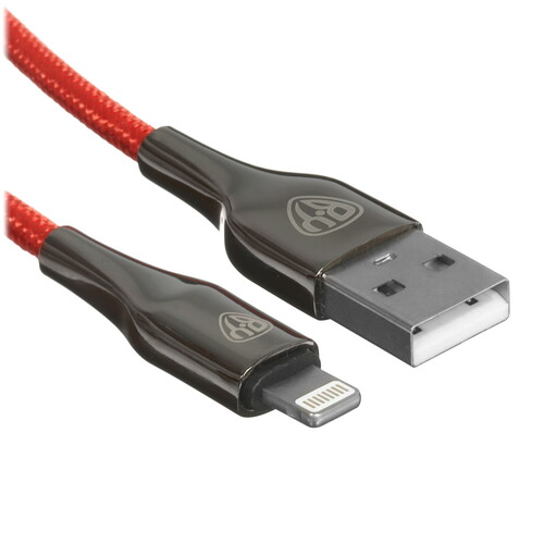 Купить Кабель круглый BY Lightning 8-pin - USB 2.0 Type-A красный 1 м  9201248. Характеристики, отзывы и цены в Донецке