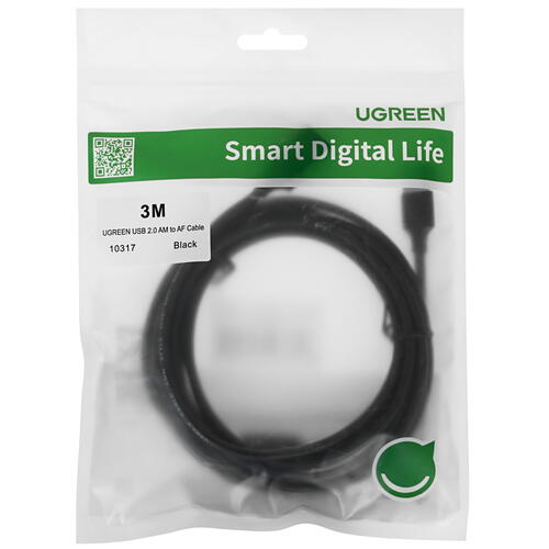 Купить Кабель Ugreen USB 2.0 Type-A - USB 2.0 Type-A  4714173. Характеристики, отзывы и цены в Донецке
