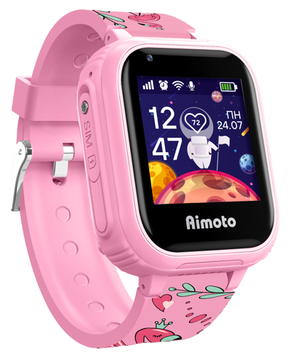 Купить Детские часы Кнопка Жизни Aimoto Pro розовый  5081630. Характеристики, отзывы и цены в Донецке