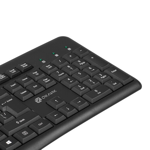 Купить Клавиатура+мышь  проводная  Oklick S650 черный  5603316. Характеристики, отзывы и цены в Донецке