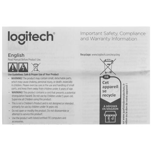 Купить Веб-камера Logitech BRIO 100  5454923. Характеристики, отзывы и цены в Донецке
