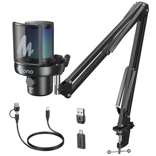 Купить Микрофонный комплект Maono DM40 PRO S черный  5623740. Характеристики, отзывы и цены в Донецке