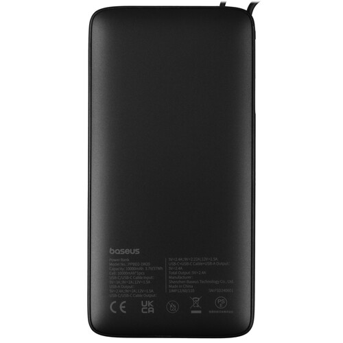 Купить Портативный аккумулятор Baseus Bipow 2 черный  9259220. Характеристики, отзывы и цены в Донецке