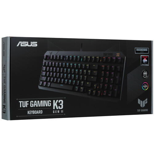 Купить Клавиатура  проводная ASUS TUF Gaming K3 Gen II  5498886. Характеристики, отзывы и цены в Донецке