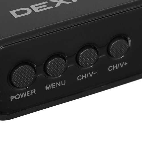 Купить Приставка для цифрового ТВ DEXP HD 8000P черный  5610357. Характеристики, отзывы и цены в Донецке