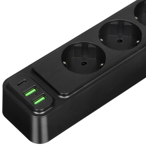 Купить Сетевой фильтр AGNI TP-FS3U5E-PD черный  9289347. Характеристики, отзывы и цены в Донецке