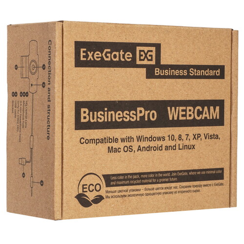 Купить Веб-камера ExeGate BusinessPro C922 2K Tripod  5616989. Характеристики, отзывы и цены в Донецке