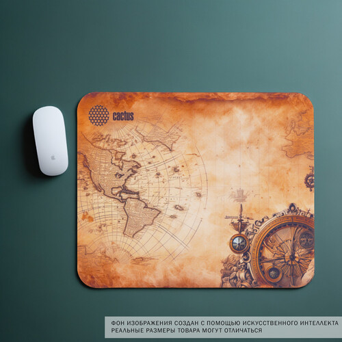 Купить Коврик Cactus Vintage map (S) разноцветный  9289044. Характеристики, отзывы и цены в Донецке