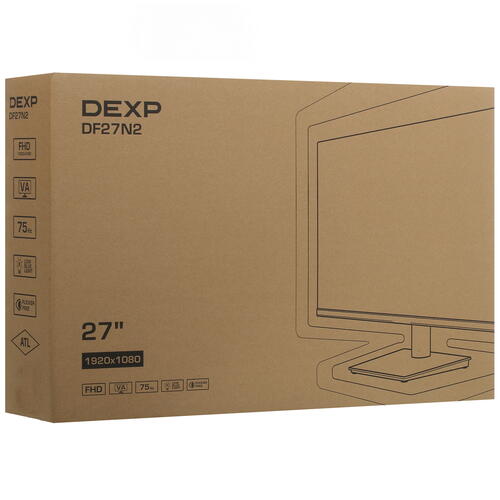 Купить 27" Монитор DEXP DF27N2 черный  5407615. Характеристики, отзывы и цены в Донецке
