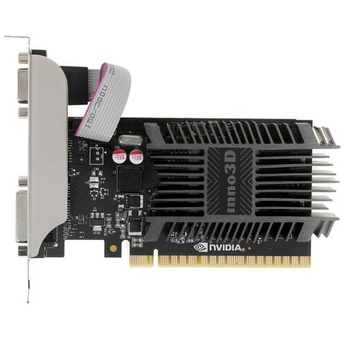 Купить Видеокарта INNO3D GeForce GT 710 Silent LP [N710-1SDV-D3BX]  1136514. Характеристики, отзывы и цены в Донецке
