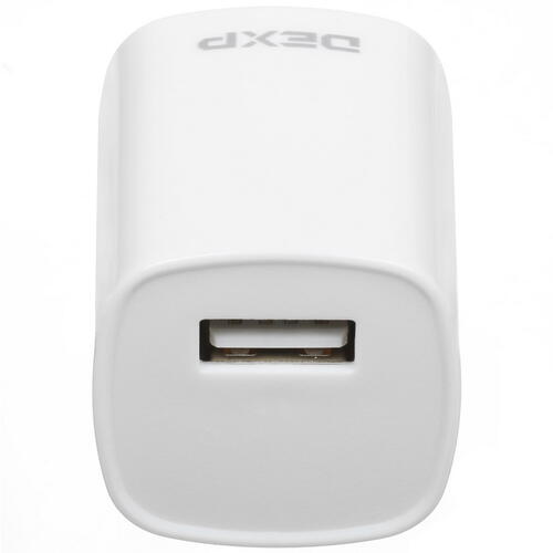 Купить Сетевое зарядное устройство DEXP IET002048 белый  1252634. Характеристики, отзывы и цены в Донецке