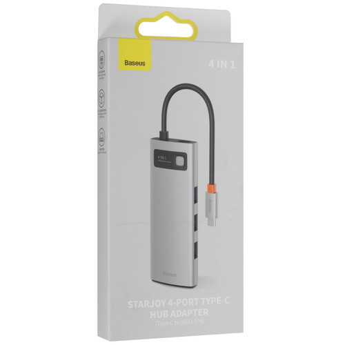 Купить USB-разветвитель Baseus Metal Gleam Series  5488039. Характеристики, отзывы и цены в Донецке