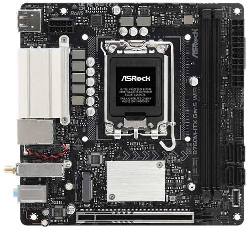Купить Материнская плата ASRock B760M-ITX Gen5 WiFi  5922680. Характеристики, отзывы и цены в Донецке