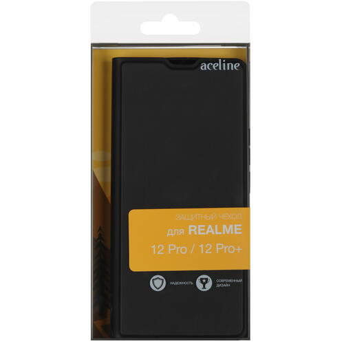 Купить Чехол-книжка  Aceline Kors для realme 12 Pro/ 12 Pro+ черный  9081239. Характеристики, отзывы и цены в Донецке