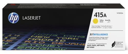 Купить Картридж лазерный HP 415A (W2032A) желтый  1381739. Характеристики, отзывы и цены в Донецке