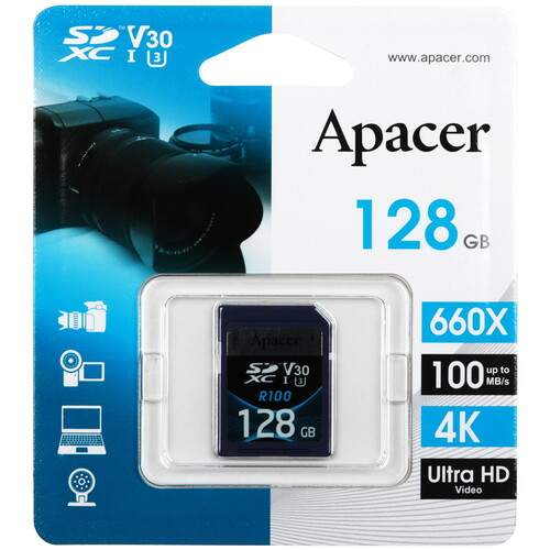 Купить Карта памяти Apacer SDXC 128 ГБ  5456933. Характеристики, отзывы и цены в Донецке