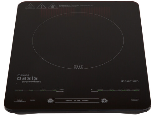 Купить Плита компактная электрическая Oasis РI-B24SL черный  9979887. Характеристики, отзывы и цены в Донецке