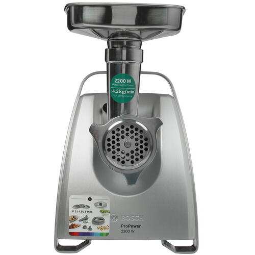 Купить Мясорубка электрическая Bosch MFW68680 черный  5079773. Характеристики, отзывы и цены в Донецке