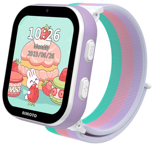 Купить Детские часы Кнопка Жизни Aimoto Fun розовый  5478834. Характеристики, отзывы и цены в Донецке