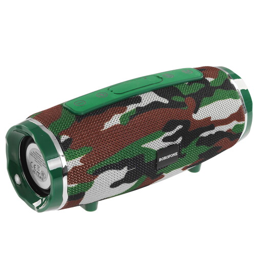 Купить Портативная колонка Borofone BR3 Rich, камуфляжный  9244532. Характеристики, отзывы и цены в Донецке