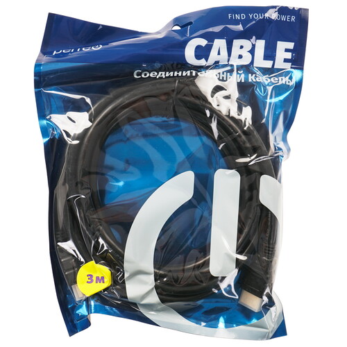 Купить Кабель  Perfeo HDMI - HDMI, 3 м  9173106. Характеристики, отзывы и цены в Донецке
