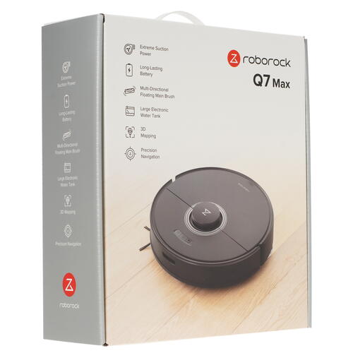 Купить Робот-пылесос Roborock Q7 Max черный  4891322. Характеристики, отзывы и цены в Донецке