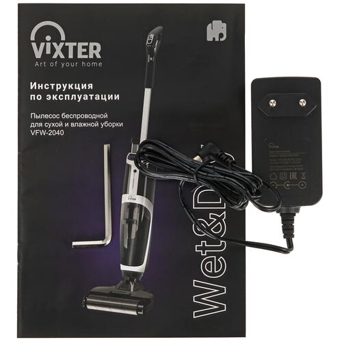 Купить Моющий пылесос вертикальный   Vixter VFW-2040  черный  9051254. Характеристики, отзывы и цены в Донецке