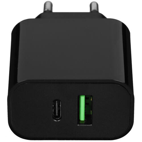 Купить Сетевое зарядное устройство Maxvi CHL-602PD черный  5366917. Характеристики, отзывы и цены в Донецке