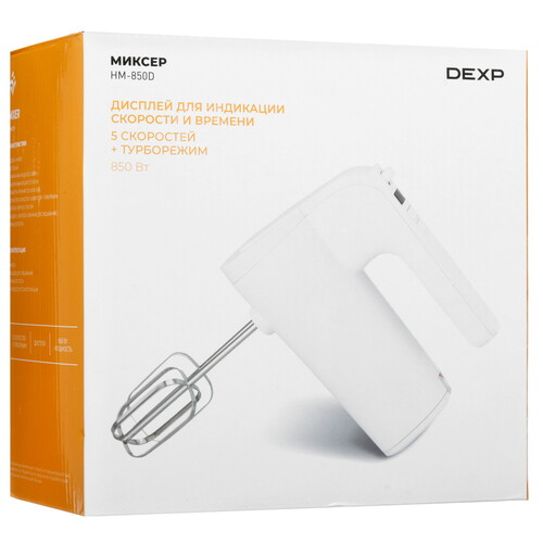 Купить Миксер DEXP HM-850D белый  9091378. Характеристики, отзывы и цены в Донецке