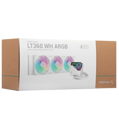 Купить Система охлаждения DEEPCOOL LT360 WH ARGB  белая  5463291. Характеристики, отзывы и цены в Донецке