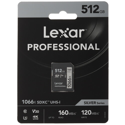 Купить Карта памяти Lexar SDXC 512 ГБ  5456347. Характеристики, отзывы и цены в Донецке