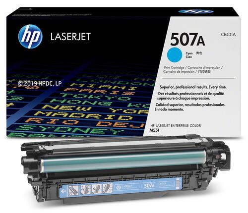 Купить Картридж лазерный HP 507A (CE401A) голубой, с чипом  0158344. Характеристики, отзывы и цены в Донецке