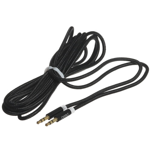 Купить Кабель   Pero jack 3.5 мм - jack 3.5 мм черный  5365820. Характеристики, отзывы и цены в Донецке