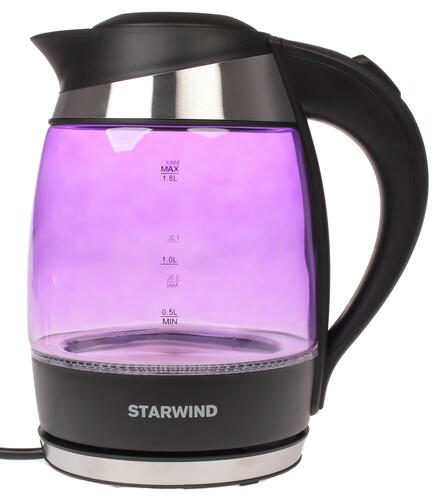 Купить Электрочайник Starwind SKG2217 фиолетовый  7915543. Характеристики, отзывы и цены в Донецке