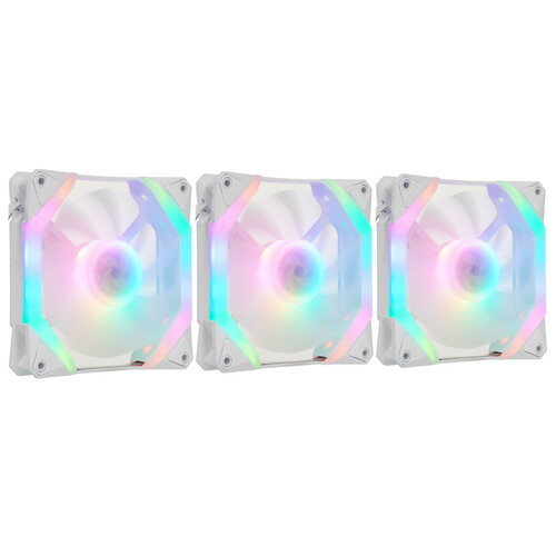 Купить Комплект вентиляторов 4FAN F40 [F4012W3] белый  9291293. Характеристики, отзывы и цены в Донецке