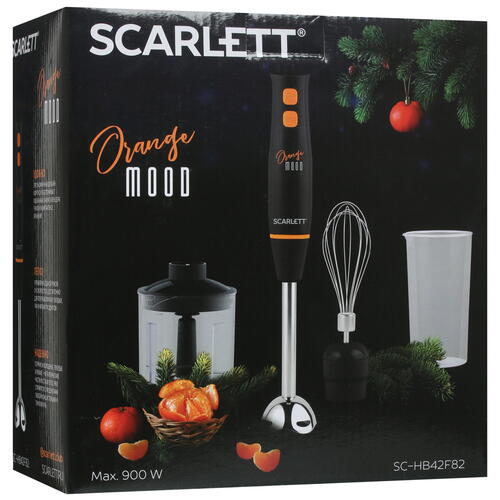 Купить Блендер погружной Scarlett SC-HB42F82 черный  5349150. Характеристики, отзывы и цены в Донецке