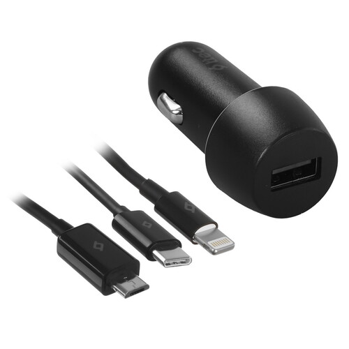 Купить Автомобильное ЗУ TTEC SmartCharger черный  9140673. Характеристики, отзывы и цены в Донецке