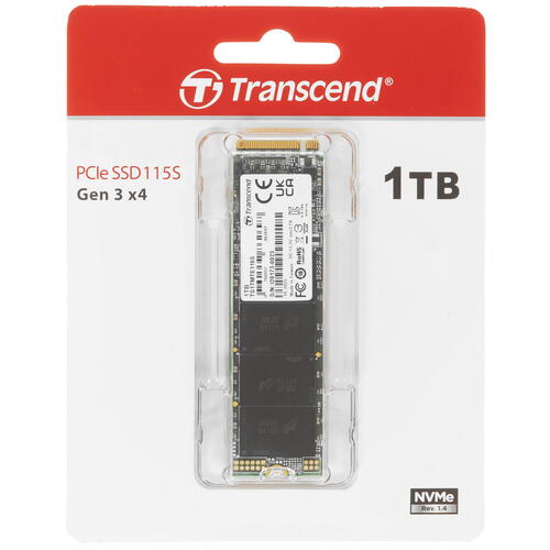 Купить 1000 ГБ M.2 NVMe накопитель Transcend MTE115S [TS1TMTE115S]  5452746. Характеристики, отзывы и цены в Донецке
