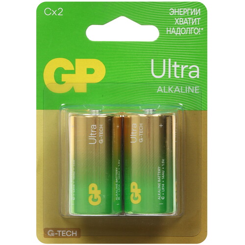 Купить Батарейка GP Ultra C (LR14/ER26500/R14)  5626891. Характеристики, отзывы и цены в Донецке