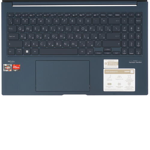 Купить 15.6" Ноутбук ASUS ZenBook 15 UM3504DA-BN307 синий  5410909. Характеристики, отзывы и цены в Донецке