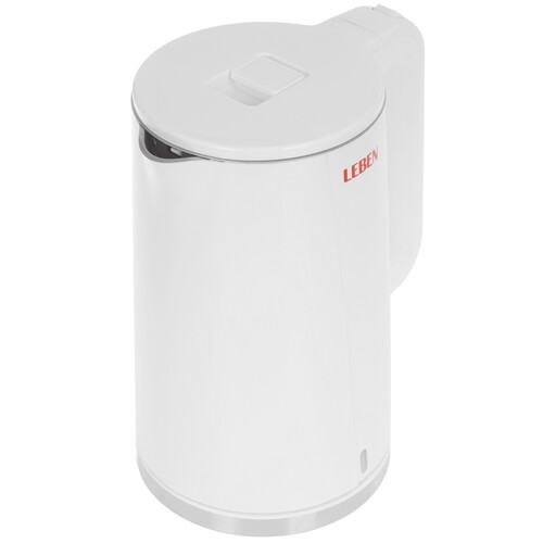 Купить Электрочайник LEBEN 291-127 белый  9237190. Характеристики, отзывы и цены в Донецке
