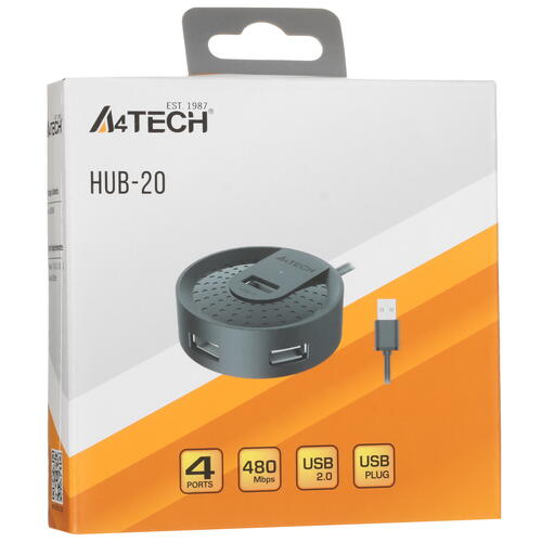 Купить USB-разветвитель A4Tech HUB-20  5402461. Характеристики, отзывы и цены в Донецке